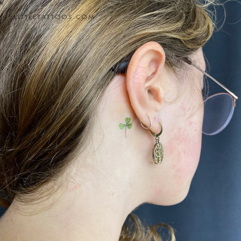 Four Leaf Clover Temporary Tattoo – Temporary Tattoos