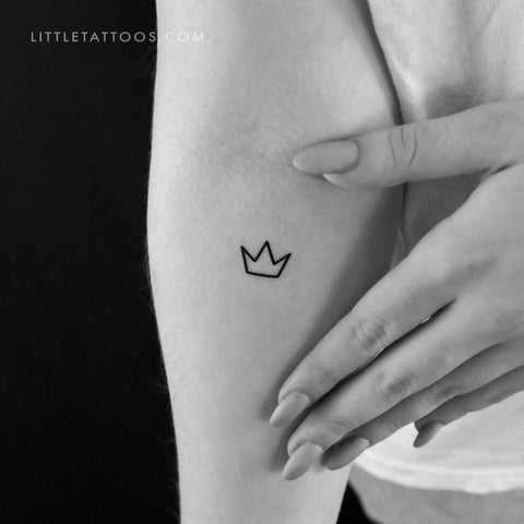 King Queen Crown Temporary Fake Tattoo Sticker (Set of 2) - OhMyTat - Shop  OhMyTat Temporary Tattoos - Pinkoi