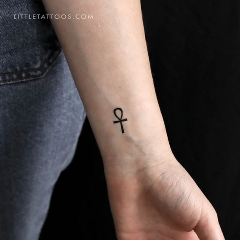 Egyptian symbol tattoos: Little Ankh tattoo