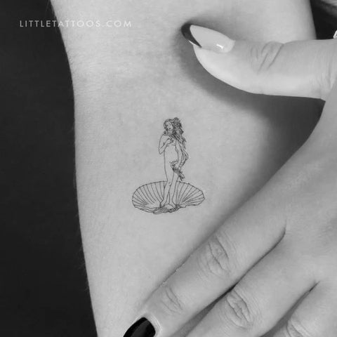 Female figure tattoos: Aphrodite tattoo