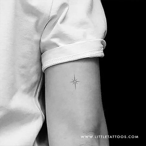 Friendship tattoos: North star tattoo