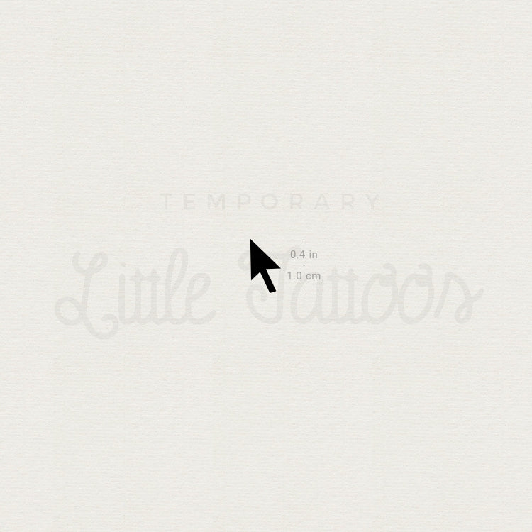 Cursor Arrow Temporary Tattoo - Set of 3
