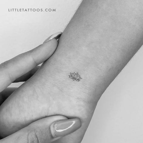 Mindfulness tattoos: Sacred lotus tattoos