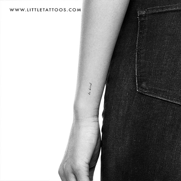 Be Kind Temporary Tattoo - Set of 3 – littletattoos