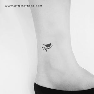 Standing Bird Temporary Tattoo  Set of 3  Tatteco