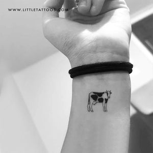 Cow Tattoo  Cow tattoo Promise tattoo Inspirational tattoos