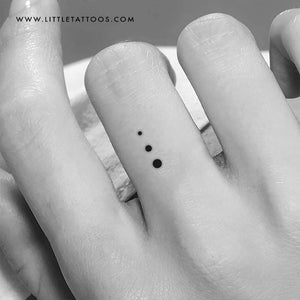 Gradual Dots Temporary Tattoo - Set of 3 – Little Tattoos