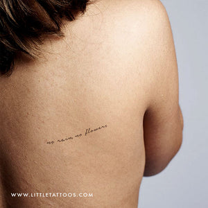 25 cool no rain no flowers tattoo ideas and their meanings  YENCOMGH