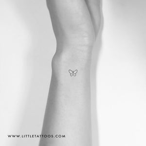 Small Minimalist Butterfly Temporary Tattoo - Set of 3 – Little ...