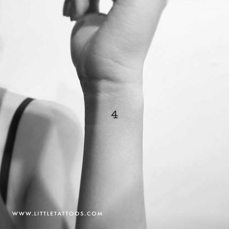 Buy 09 Number Temporary Tattoo set of 3 Online in India  Etsy