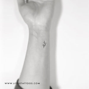 Tattoo uploaded by Mandira Antar  Forearm lotus with sol key  Sanskrit  Breath Symbol custom tattoo  Tattoodo