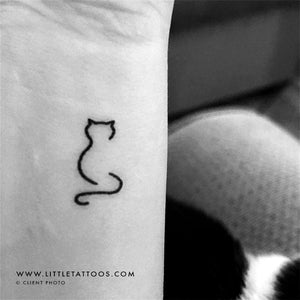 minimalist cat tattoo ideas Sol Tattoo Parlor 1ac  KickAss Things