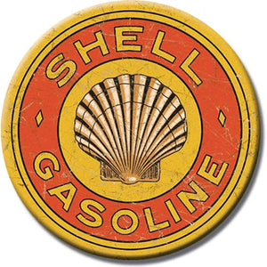 Shell Gasoline Round Magnet