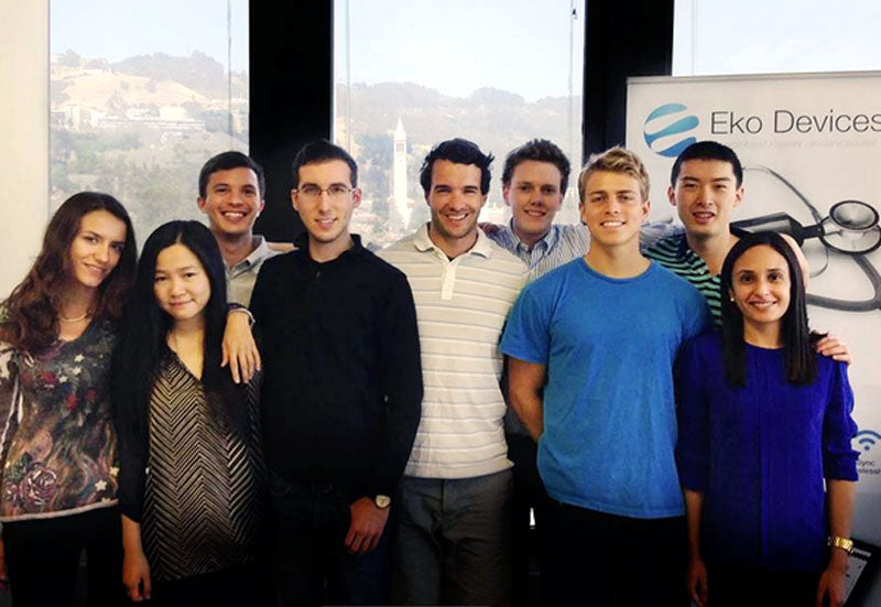 The first Eko team at their Berkeley Skydeck office. - 2014