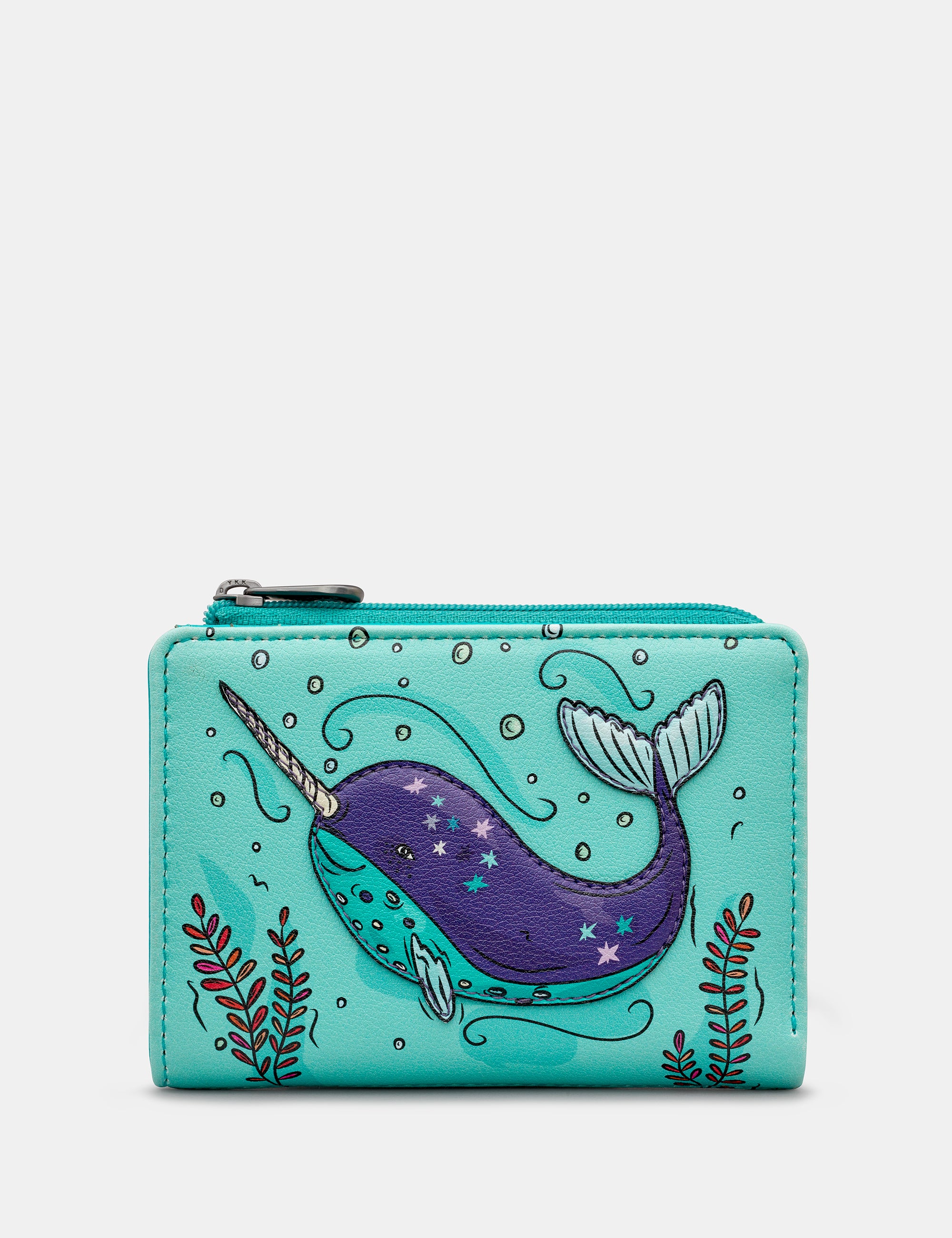 Narwhal Leather Flap Over Purse by Yoshi – Lichfield Leather Ltd