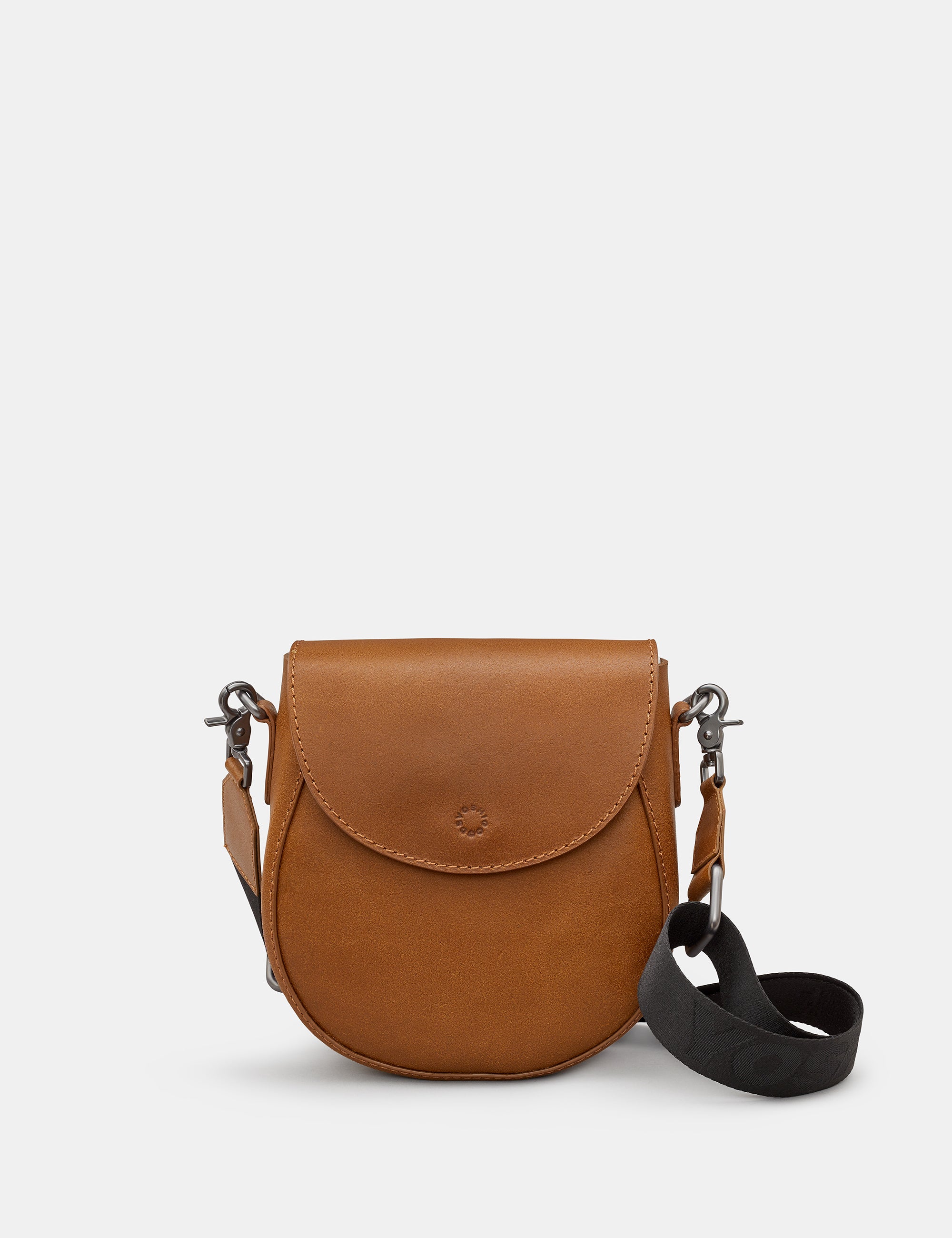 Chawton Brown Leather Cross Body Satchel Bag | Handbag by Yoshi ...