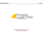 Emerging Leaders Profile 360 Report