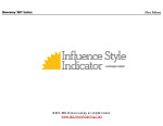 Influence Style Indicator Individual Report
