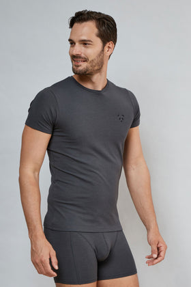 Kora Men's Bamboo Active SS Tee Soft Black / XL