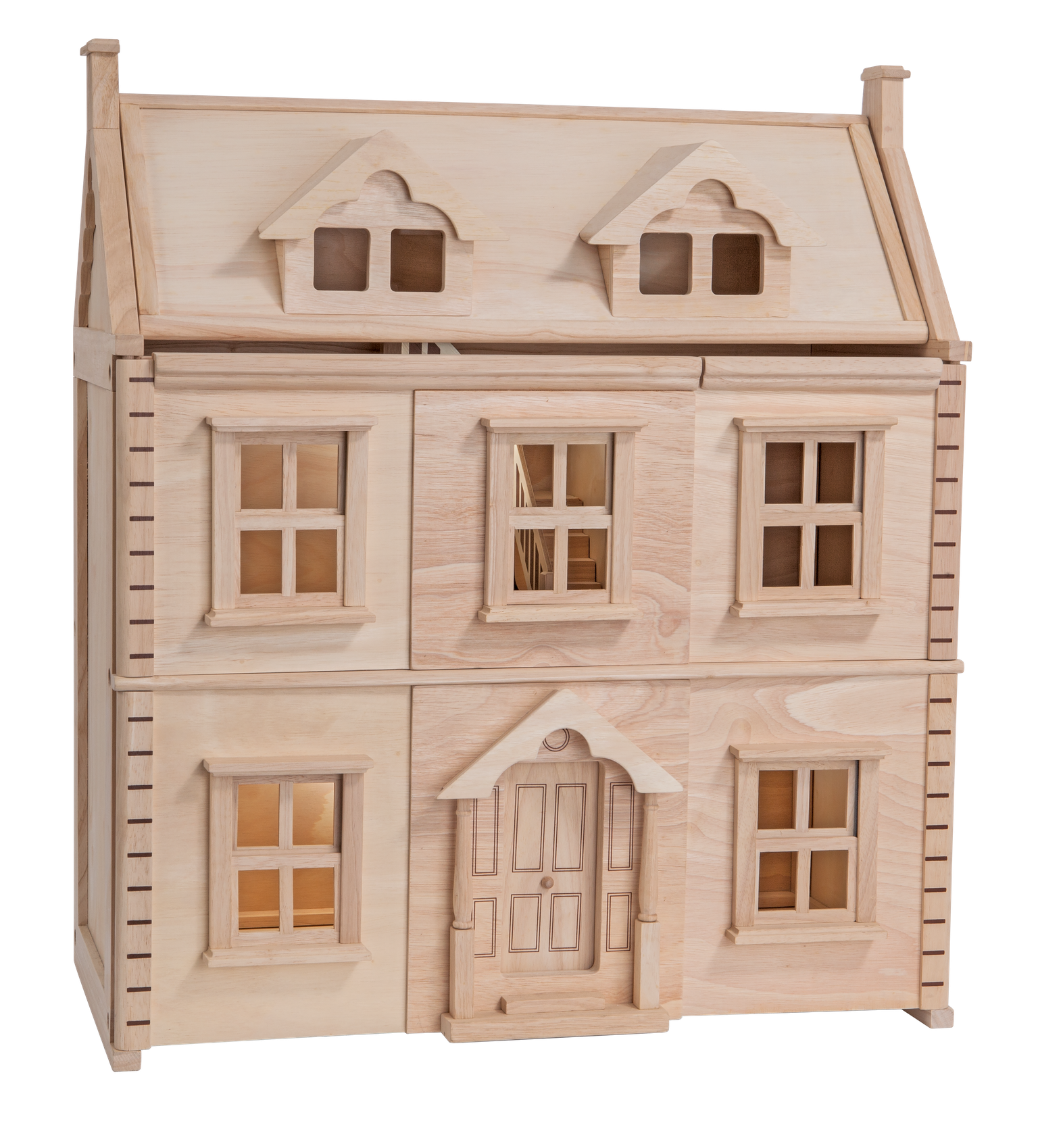 Verborgen Bisschop vertalen Plan Toys Victorian Dollhouse I De Kinderwinkel – De Kinderwinkel I Open  Einde I Montessori