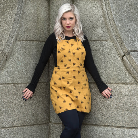 Honey Bee Yellow Twill Dungarees – Pinpoint Clothing & Gifts