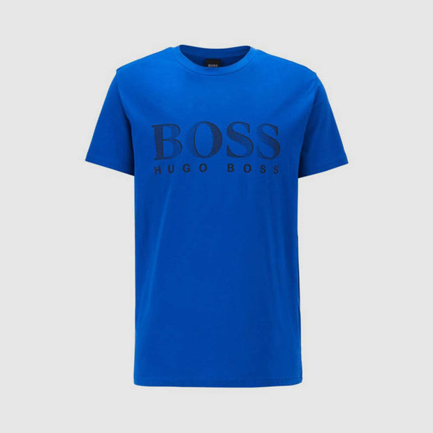 camiseta hugo boss azul
