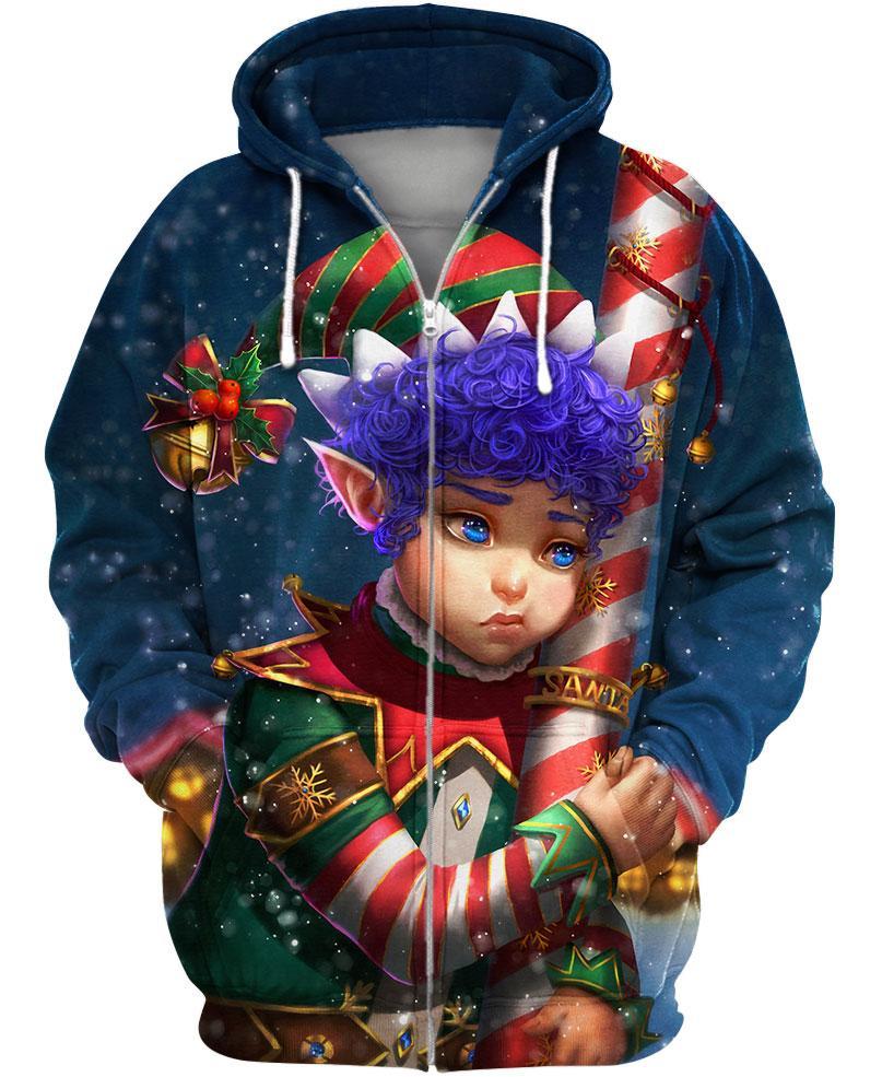 christmas elf hoodie