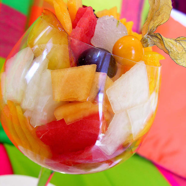 fruit in a glass