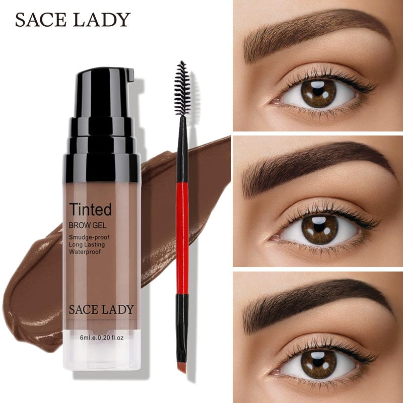 Sace Lady Eyebrow Gel Waterproof Long Lasting Tint Makeup Brush Set Br Hye Beauty 