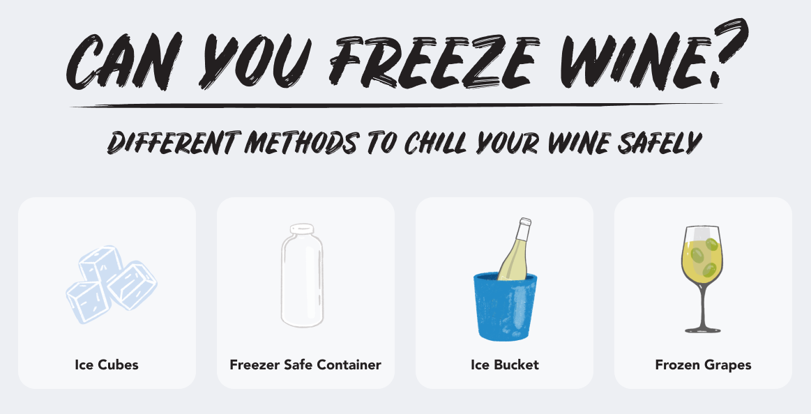 How to chill wine safely. 