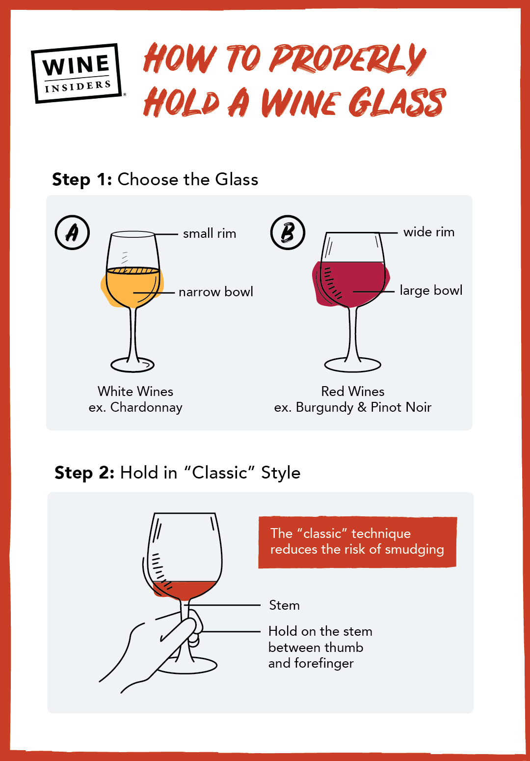 How To Hold a Wine Glass - Wine School