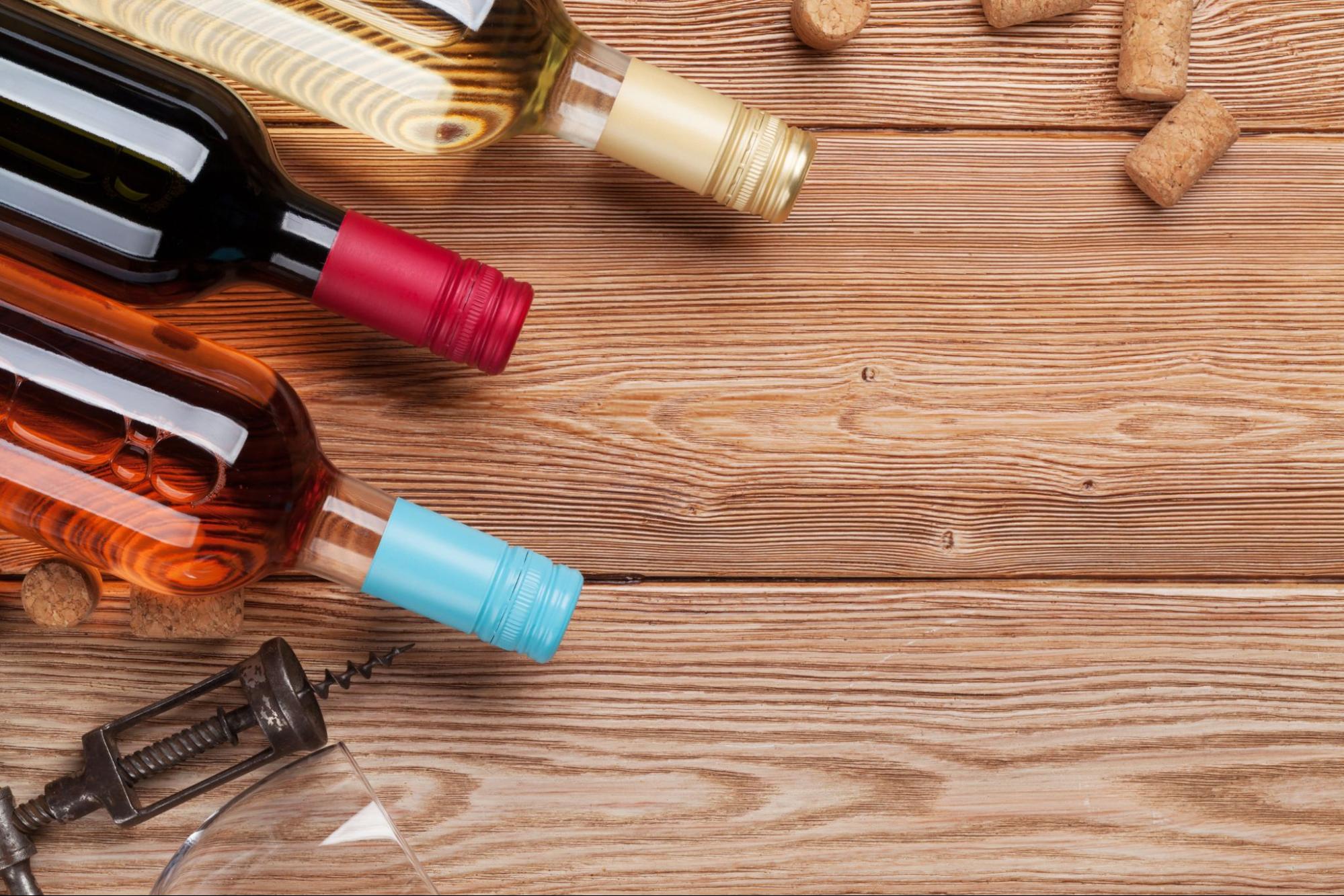 Wine bottle size guide.