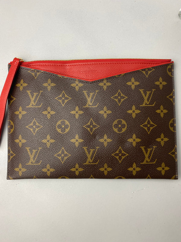 Repurposed/Upcycled Louis Vuitton clear Monogram crossbody – NH