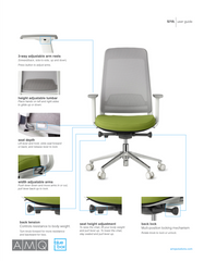 Blue Box Steelcase AMQ SIYA Cut Sheet Office Chair
