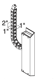 Steelcase Blue Box Office Furniture Cable Riser