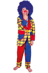 Child's checkered clown costume