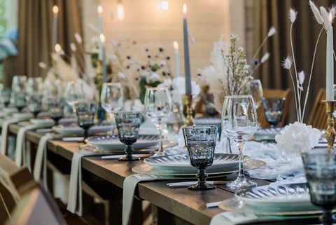 decorated wedding table