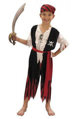 Boy's pirate-themed sailor costume