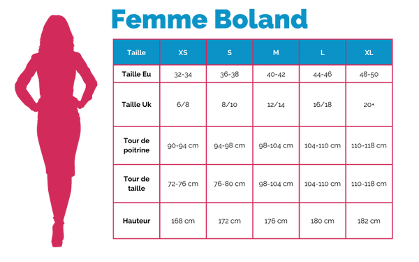 Boland Women's Size Guides