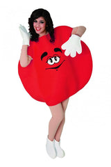 Candy m&m's costume for adults red