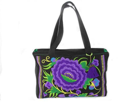 Purple London Rose Bag