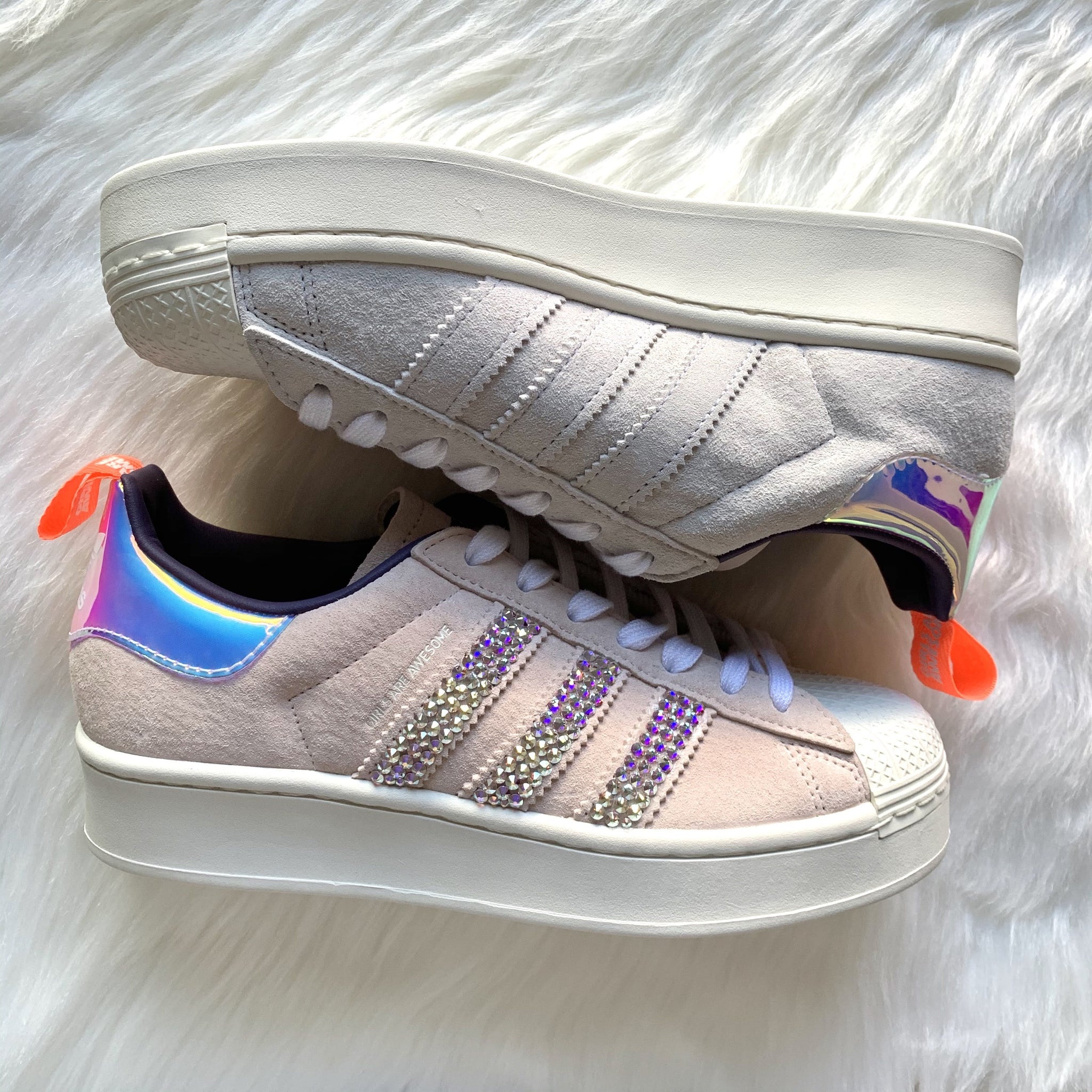 adidas superstar icey pink