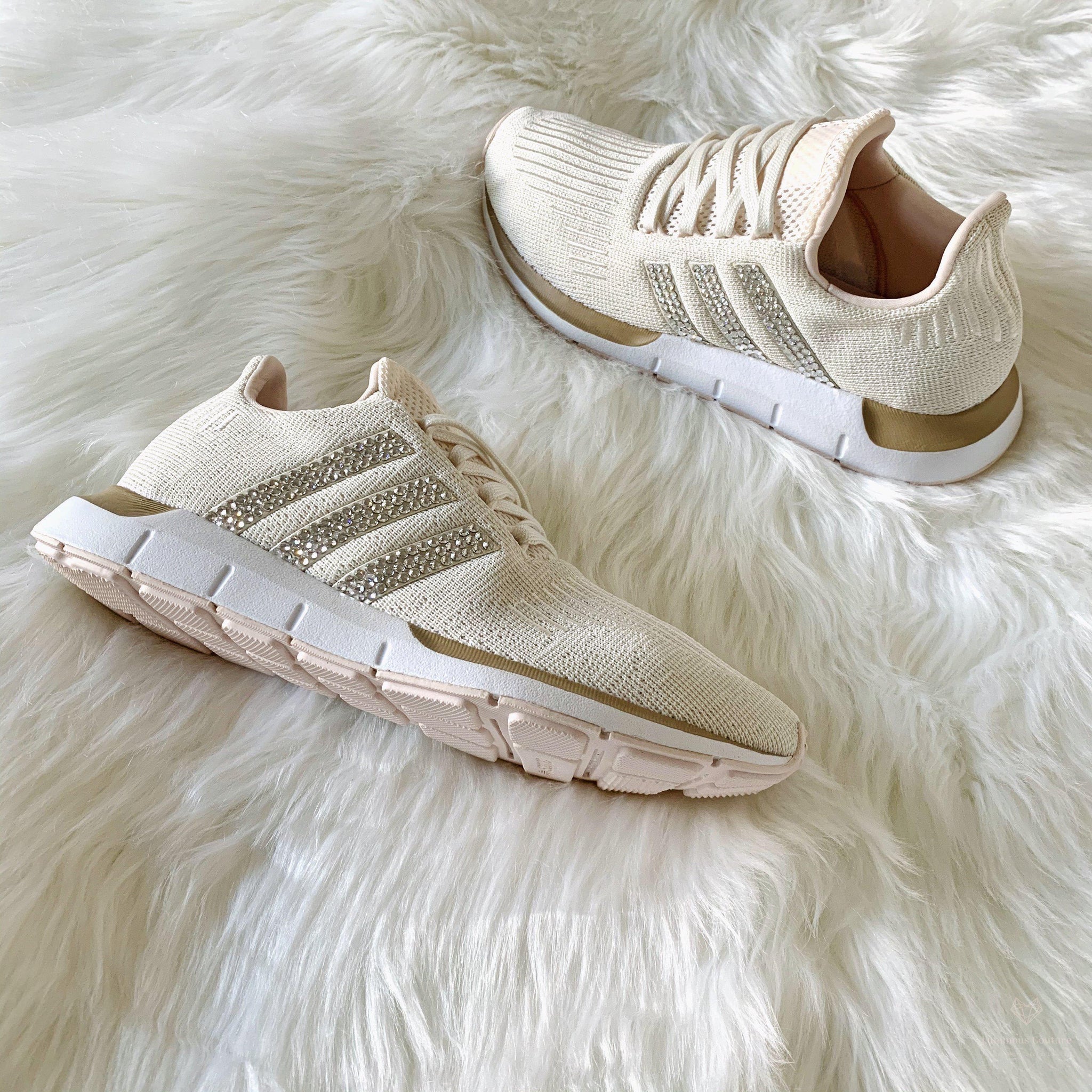 adidas swift run pink and gold