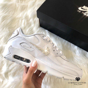 white custom shoes