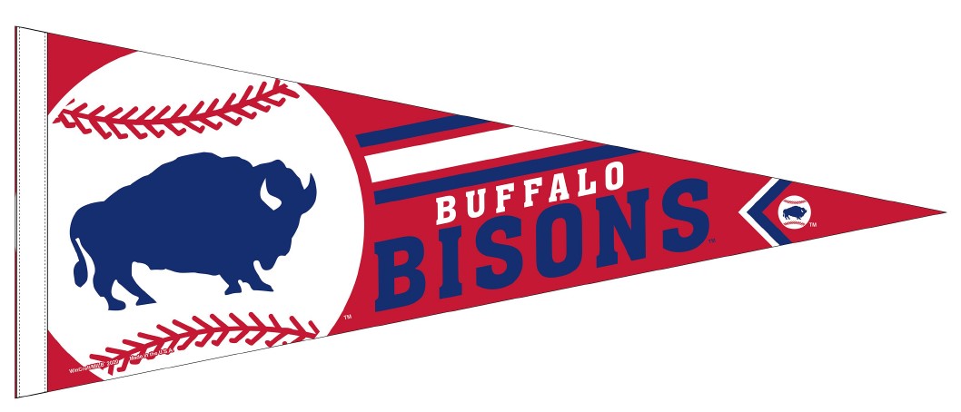 ilt Vandret Bule Buffalo Bisons Premium Pennant – Buffalo Bisons Official Store