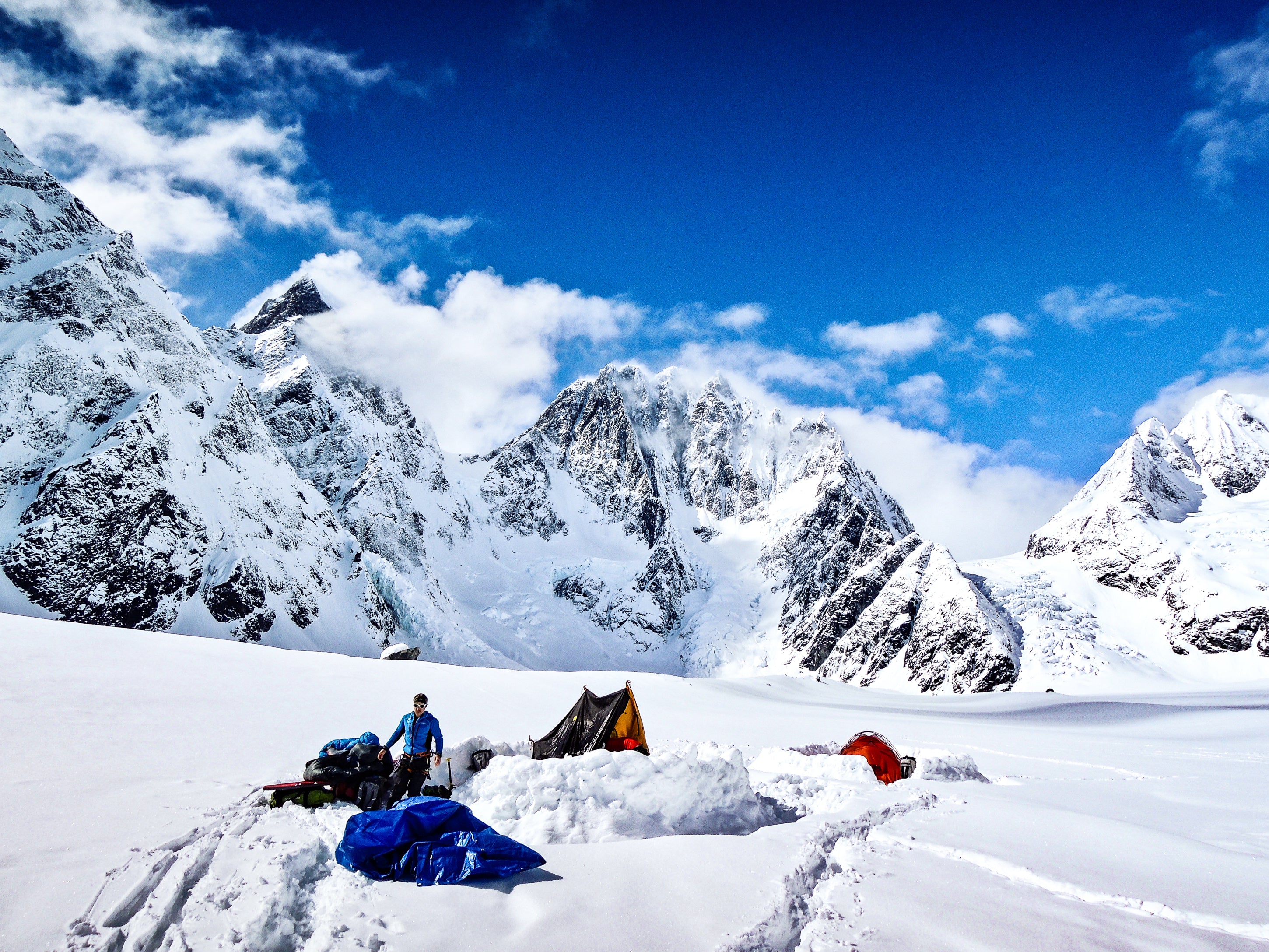 ENAM expedition Alaska ffme base camp Lyofood