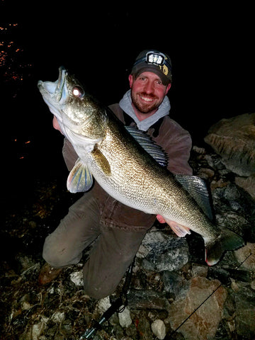 Patrick Walleye Fishing in Wyoming in the Fall
