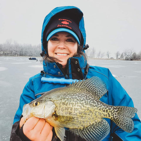 Hannah Stonehouse Hudson with a Crappie