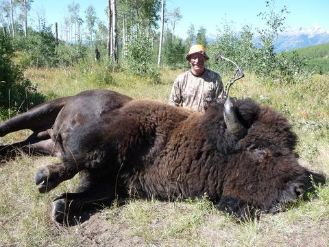 Trophy Bull Bison DIY Archery Hunt Wyoming with Rick Parish