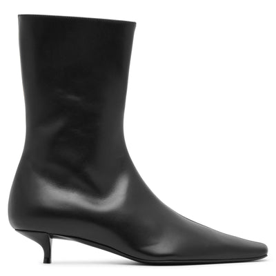The Row | Zipped 1 leather ankle boots | Savannahs